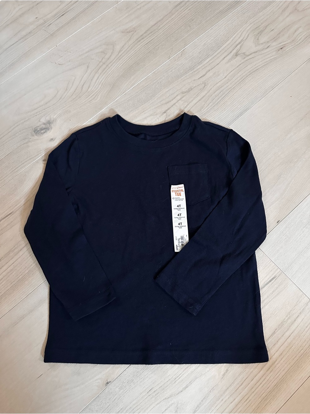 Jumping Bean Boy Navy Top Size 4T 0554